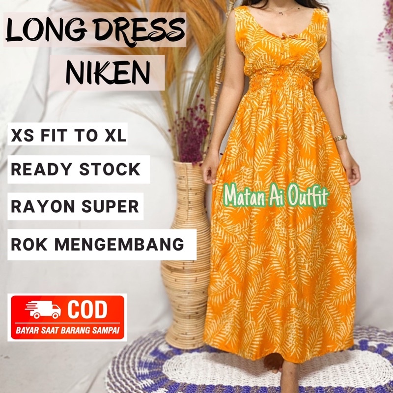 DASTER DRESS DRES PANJANG RAYON BALI SEXY SEKSI PANTAI WANITA TANPA LENGAN KEKINIAN MURAH LONG DRESS