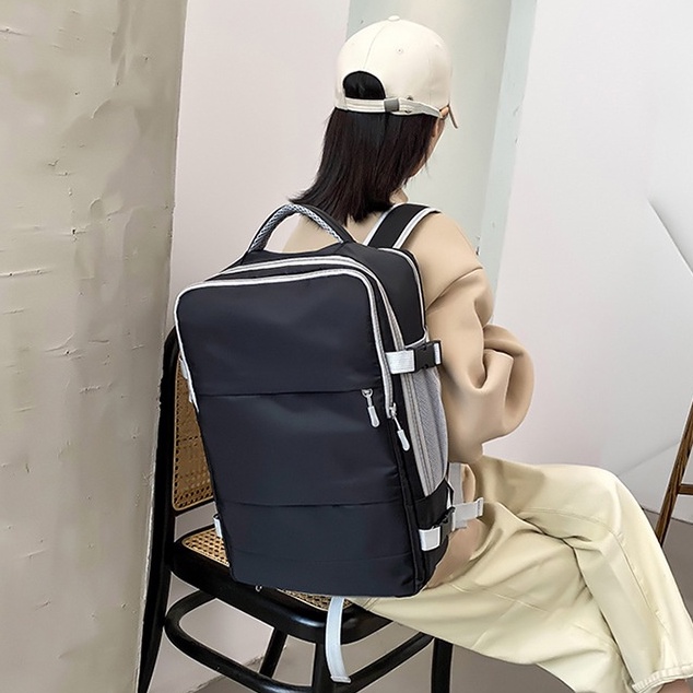 Tas Wanita Ransel Sekolah High School Women Backpack Traveling Import