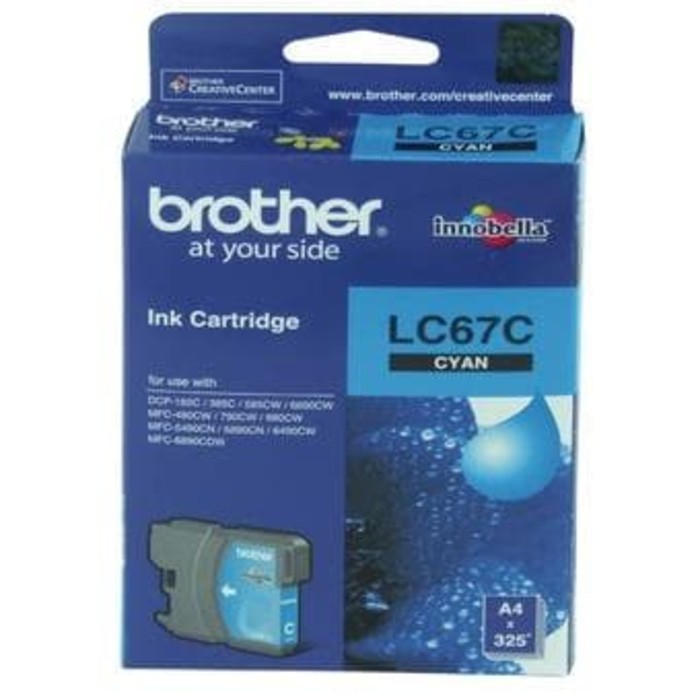 Tinta Brother LC 67 C (Cyan)