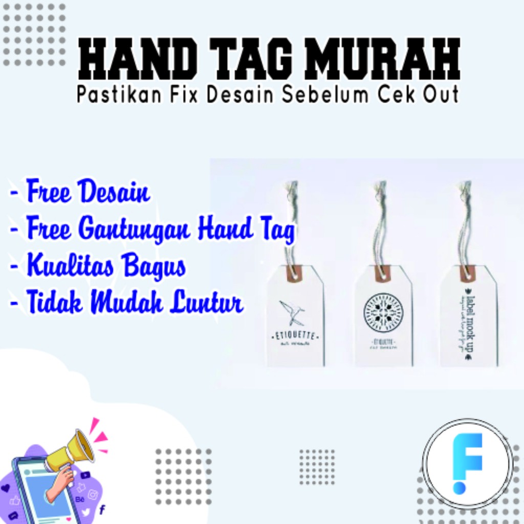 

hantag bonus tali handtag hanstag label baju custom hantag baju murah, FREE DESIGN,