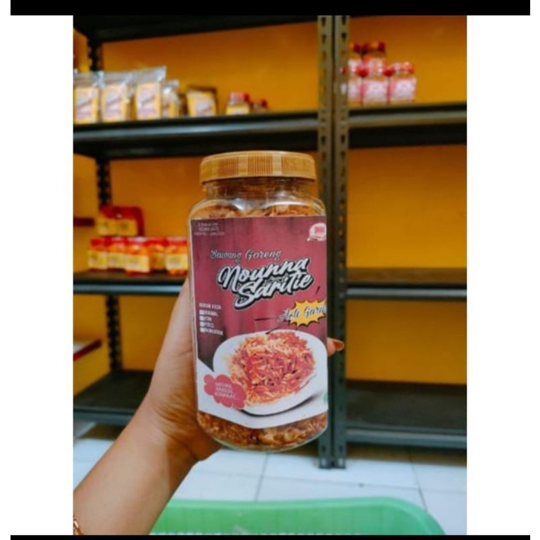 

HG Bawang Goreng Nounna Saritie Pedas Kriuk Gurih