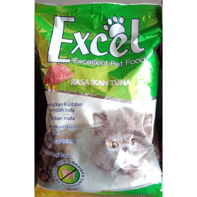 Excel Tuna Donat /ikan/ segitiga ayam tuna 500gr | excel pakan kucing