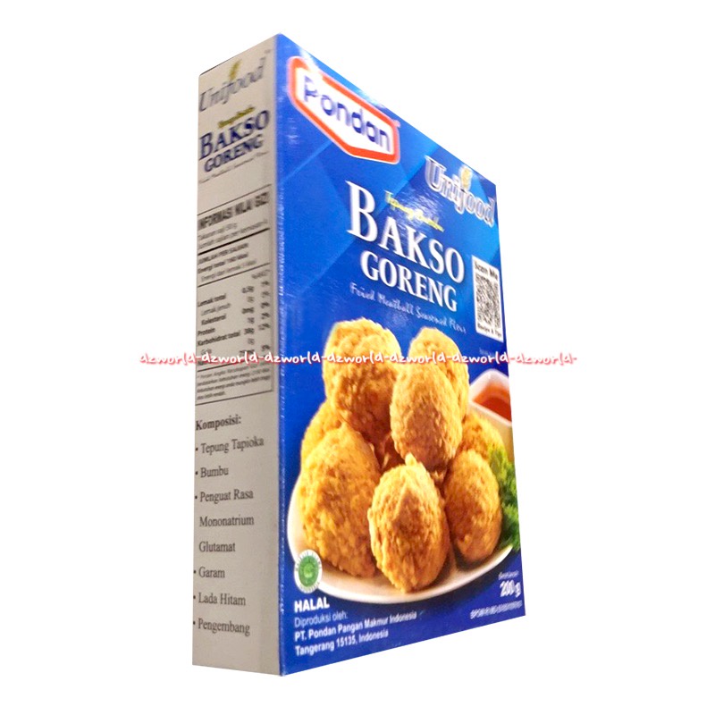 Pondan Tepung Bumbu Bakso Goreng Unifood 200gr Premix Instans Tepung Instan Praktis Membuat Bakso Tepung Fried Meatball Seasoned Flours Meat Ball Balls