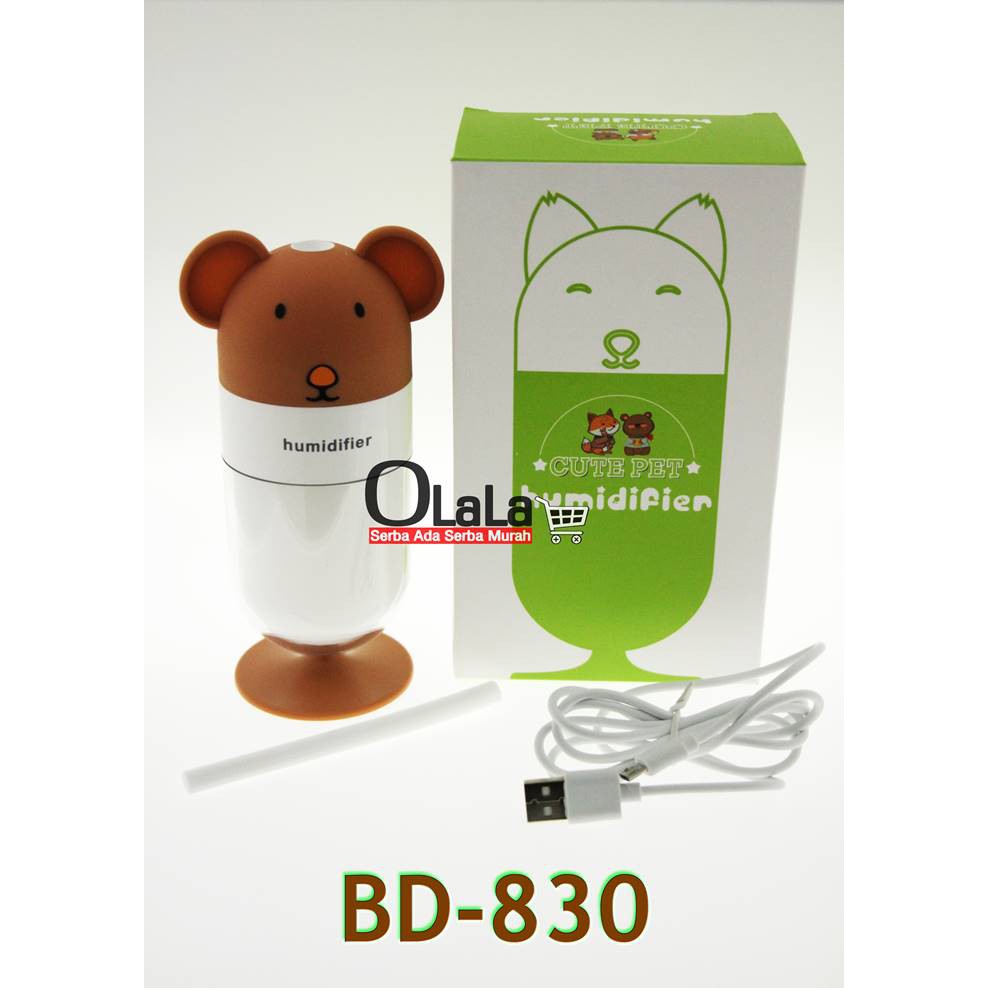 Usb Cute Mini Cartoon Pet Mouse Ultrasonic Humidifier Colorful  BD-830