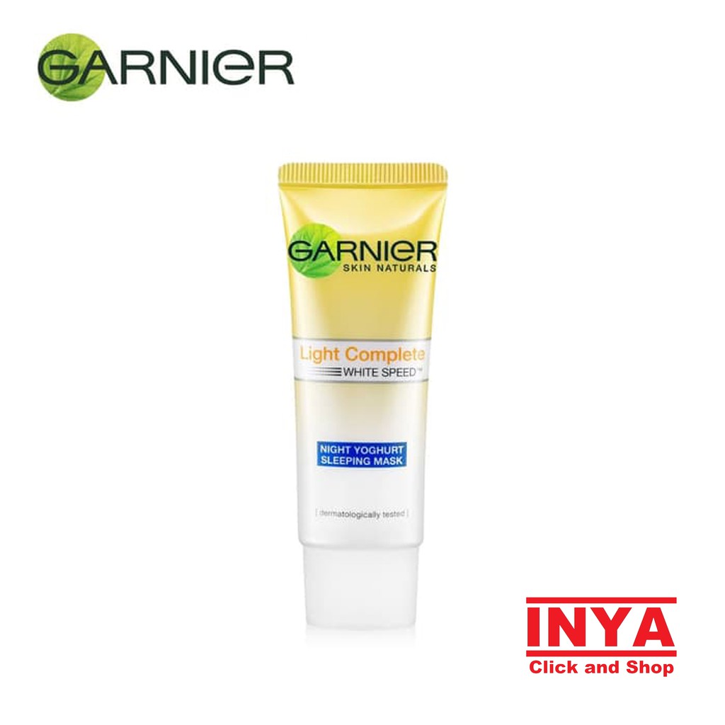 GARNIER LIGHT COMPLETE NIGHT YOGHURT SLEEPING MASK 20ml - Krim Malam Wajah