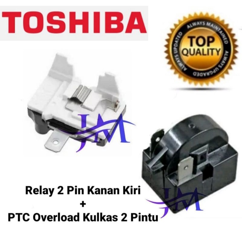 Relay Overload Kulkas TOSHIBA 2 Pintu