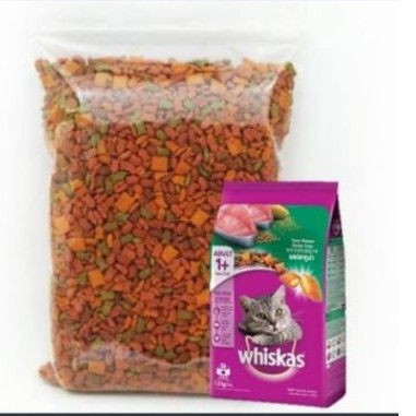 makanan kucing Whiskas repack 500g