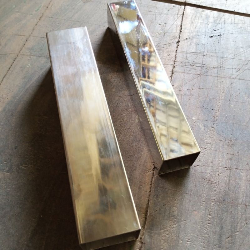 Tokaiaja Pipa Kotak Stainless/Hollow Stainless Mirror 50X50 Dan 40X40
