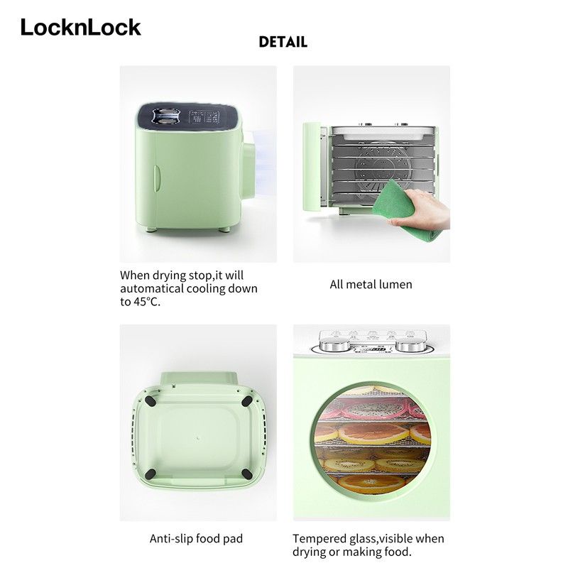 Lock n Lock Mini Food Dehydrator Mesin Pengering Makanan