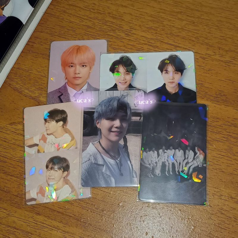 PHOTOCARD BTS SUGA TAEHYUNG JUNGKOOK JHOPE HER TEAR ANSWER MOTS BUTTER LUCKY DRAW M2U