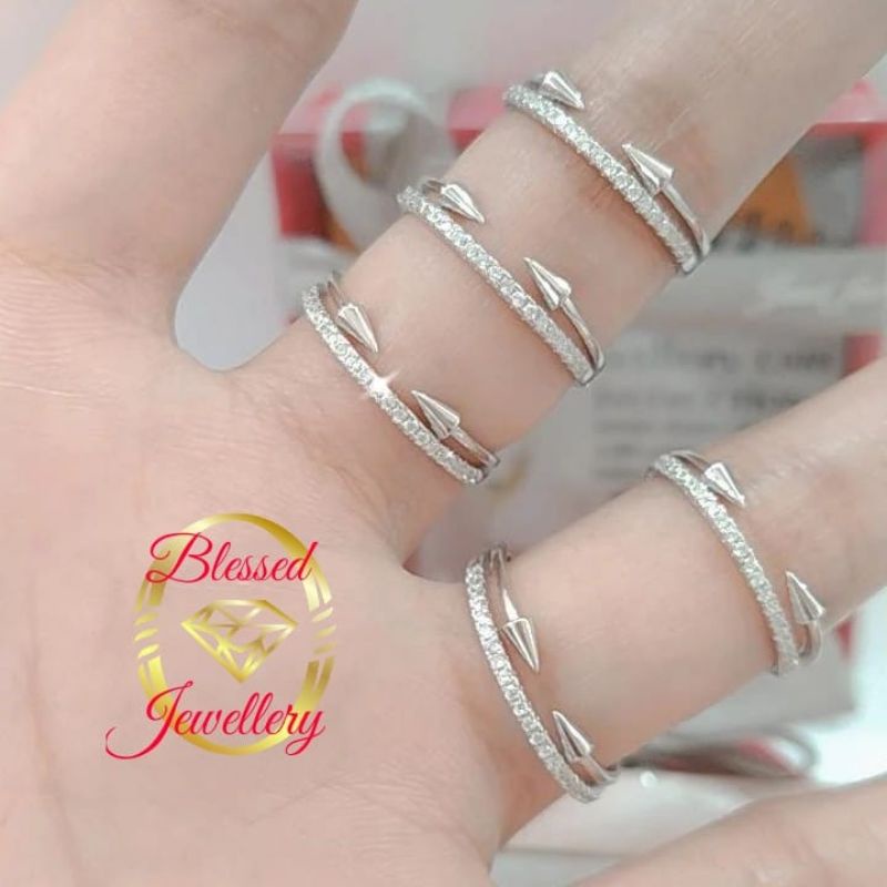 CINCIN PERAK ASLI 925 LAPIS EMAS