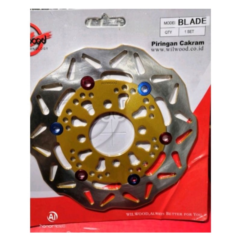 DISC CAKRAM DEPAN VARIASI FROUTING GRIGI HONDA BLADE PNP