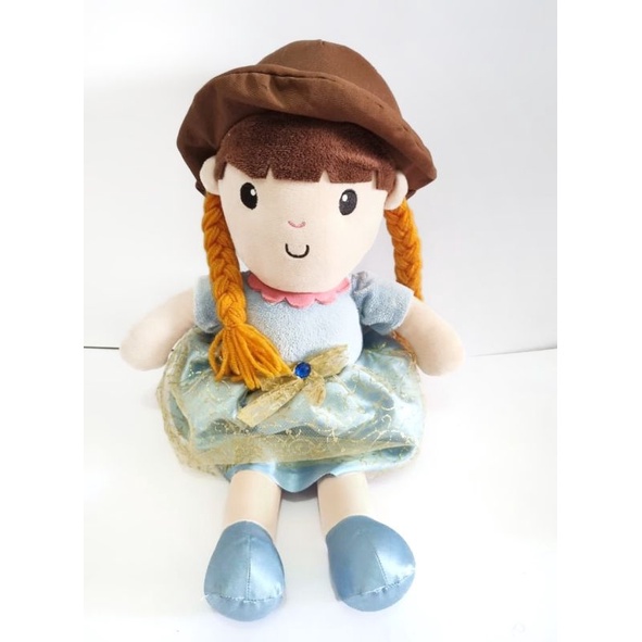 Boneka anak perempuan vintage country