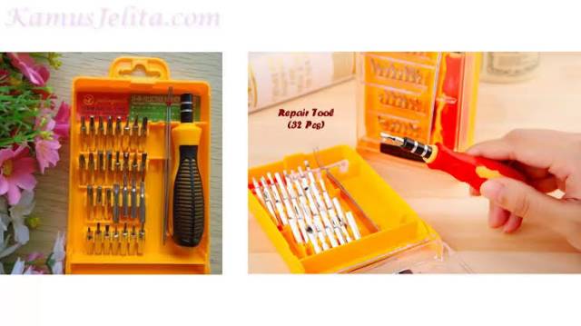 Obeng Set 32 In 1 - Obeng Set Termurah - Impecter 32 in 1 - Multifungsi - Obeng Tools Set