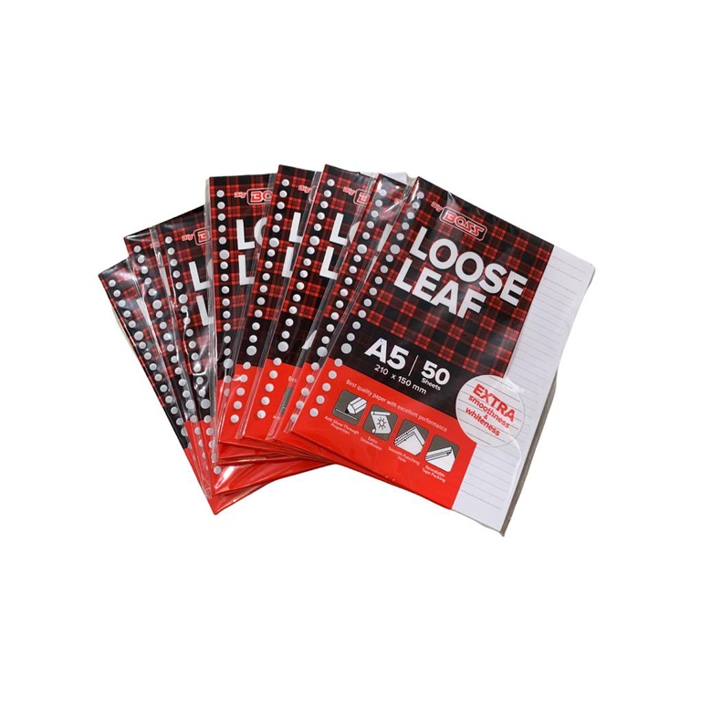 

LOOSE LEAF A5 50 LEMBAR / ISI BINDER A5 (ISI 50 LEMBAR) Bergaris