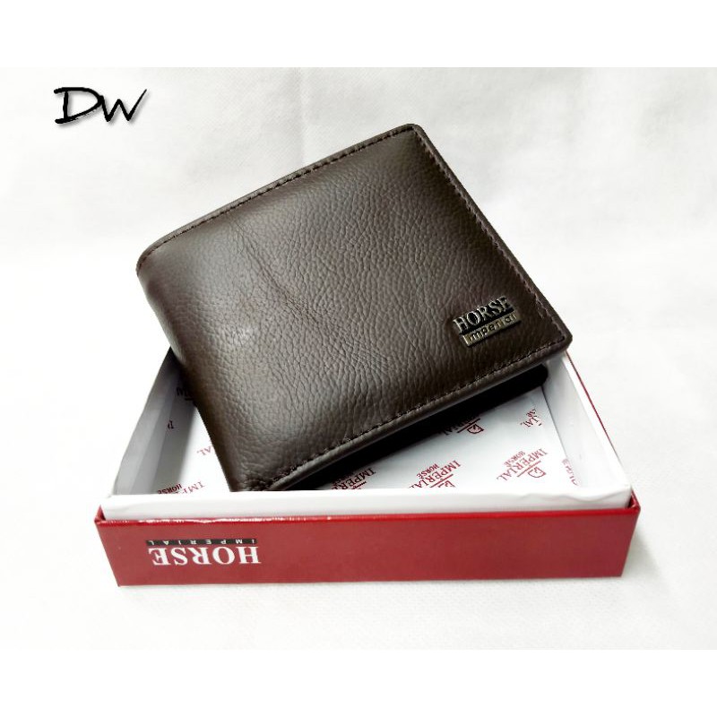 Termurah Dompet Pria Kulit Asli/Dompet Laki Laki/Dompet Horse Imperial Import/Dompet Kulit Sapi-2