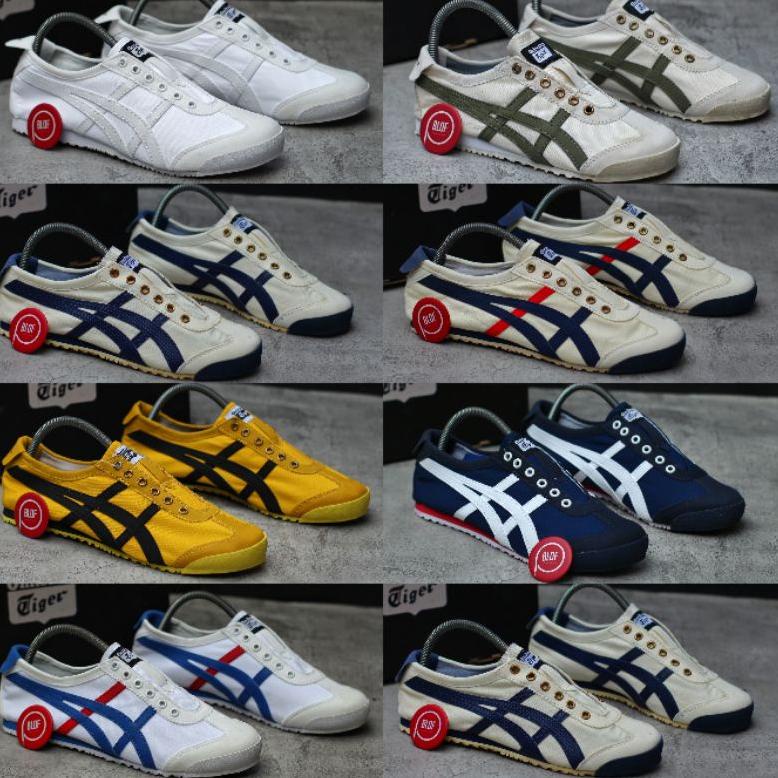 [PRODUK 0IJVQ] Asics Onitsuka T|ger Slip On Pria-wanita Premium Import Vietnam Original Quality Kual
