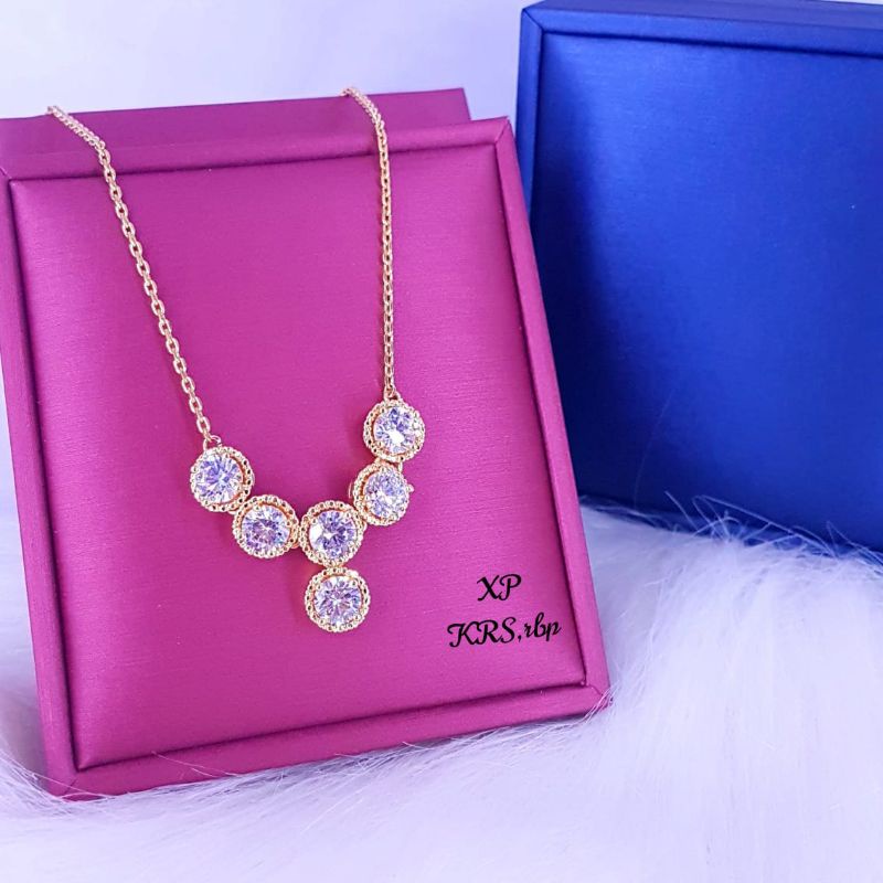 Kalung cantik,tidak berkarat,cocok kado,pesta dll