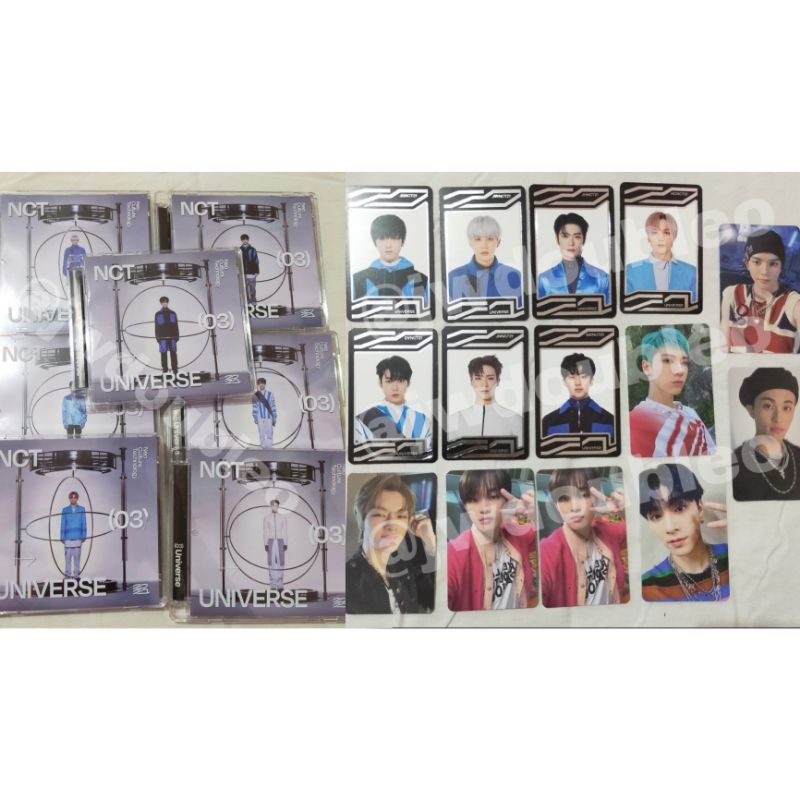NCT 2021 JEWEL CASE UNIVERSE SET (Mark-Jaehyun-Taeyong-Sungchan-Xiaojun-Jeno-Chenle-Jungwoo-Haechan-