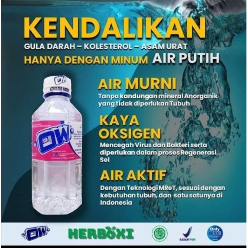 

OW WATER MINUMAN BEROKSIGEN