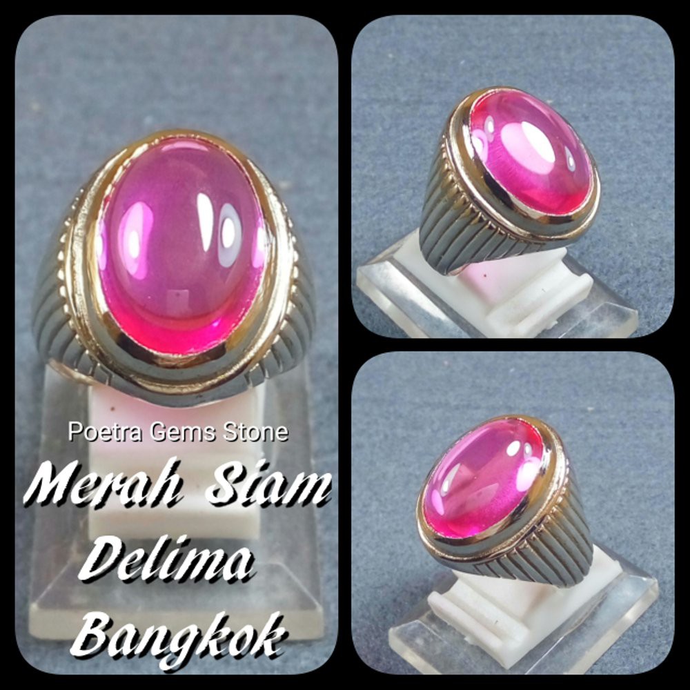 CINCIN MERAH SIAM DELIMA BANGKOK SIZE KANTORAN