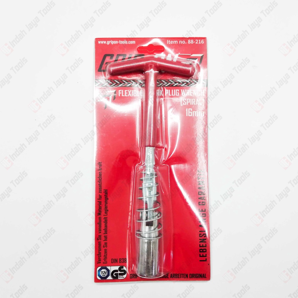 GRIP ON 88-516 Kunci Busi Motor Flexible 16 mm - Flexibel Spark Plug-4