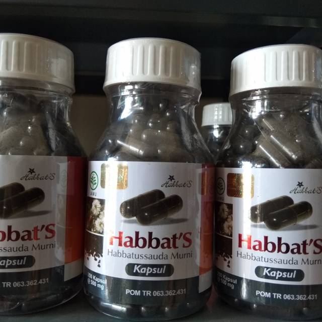 Habbats Murni 200 kapsul Habbats Murni 100 Kapsul Habbats Internasional Habbatussauda Black Seed