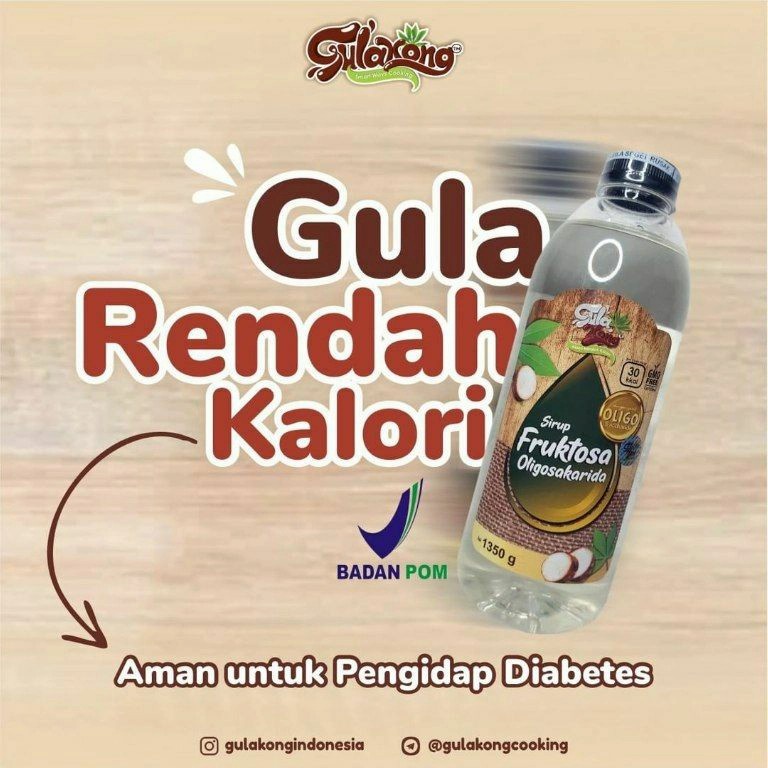 

Gulakong gula diet diabetes anak autis ADHA pengganti gula pasir 2kg - UK 135g
