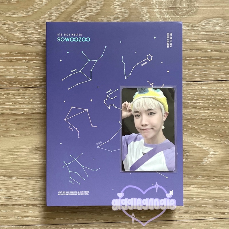 Digipack DVD BTS Muster Sowoozoo RPC Photocard j-hope