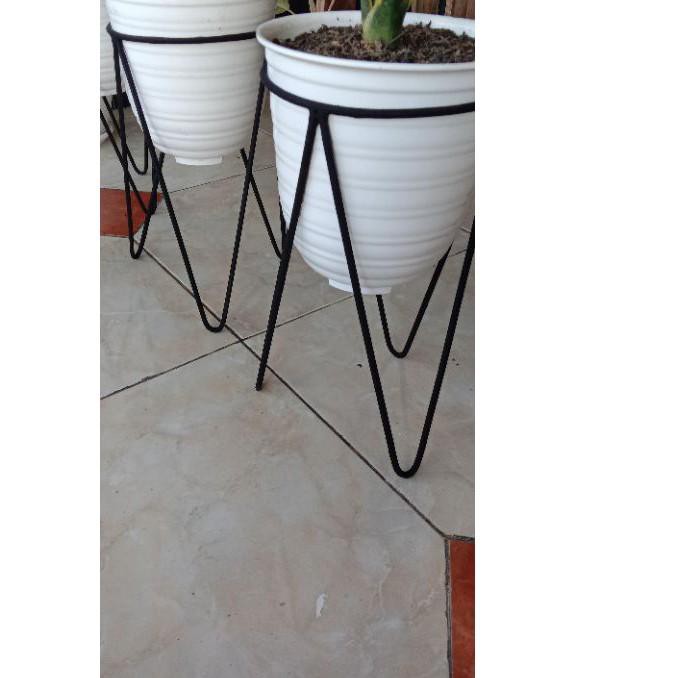 Segera Standing pot bunga dari besi/dudukan pot Termurah /rak bunga besi/rak bunga minimalis..