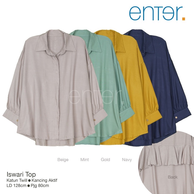 Atasan jumbo Ld 130 - Atasan jumbo full kancing - Atasan jumbo busui