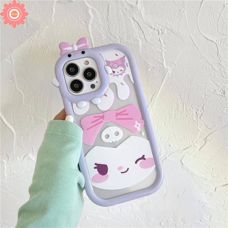 Soft Case TPU Motif Kartun Kulomi Monster Untuk IPhone 7 8 Plus 13 12 11 14 Pro MAX 14 Plus 6 6S XR X XS MAX SE 2020