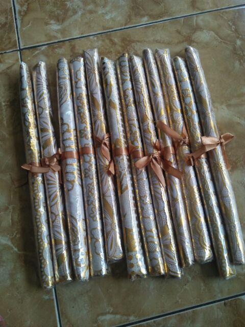 Souvenir Murah Taplak Meja Packing Gulung Plastik + Pita