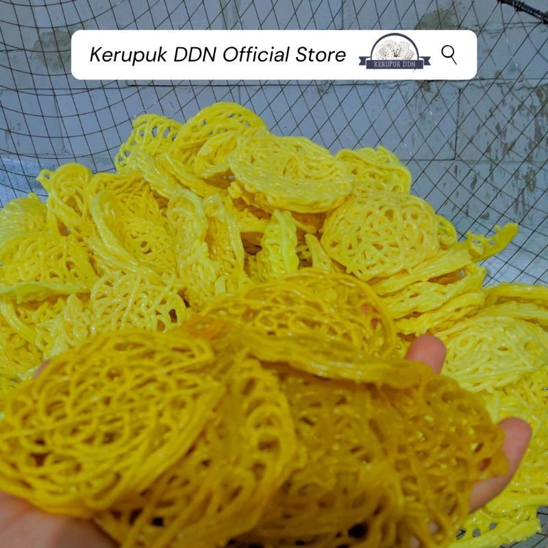 

Kerupuk Mie Kuning - Mentah Berkualitas (Diproses Oleh Mesin)