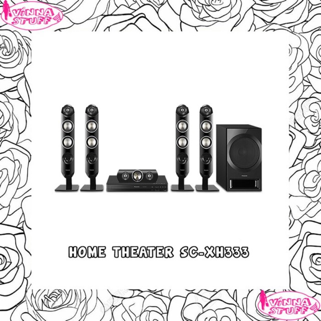 DVD Player Home Theater Sound System Panasonic SC-XH333 - Speaker