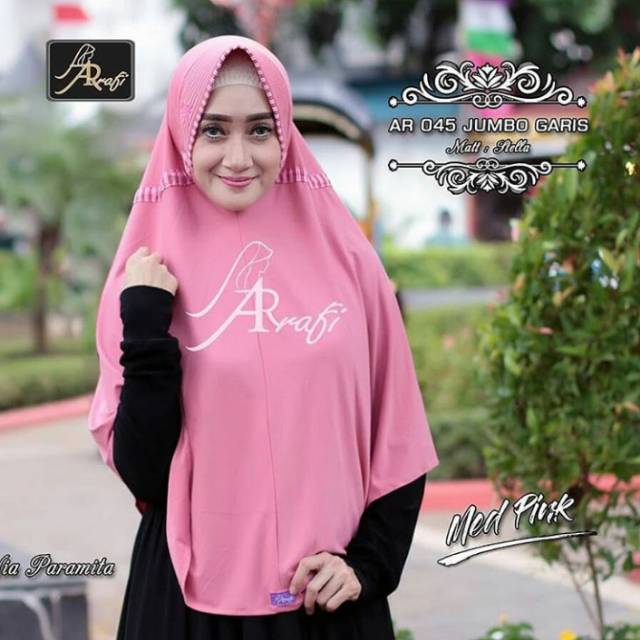 Hijab ArRafi Ar045 Jumbo Garis