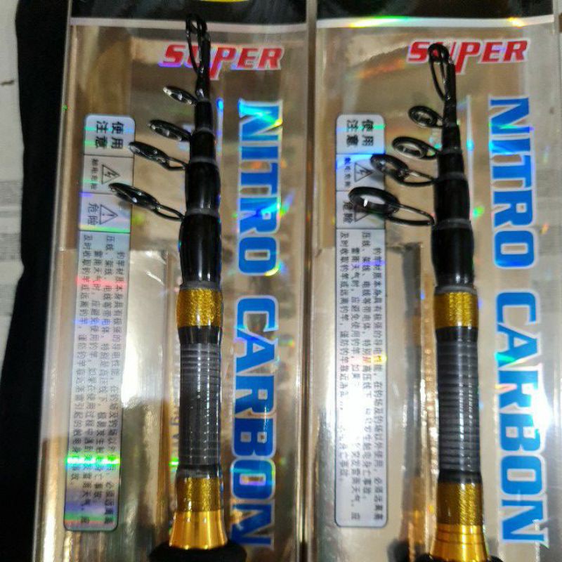 joran antena telescopic xenon nitro carbon