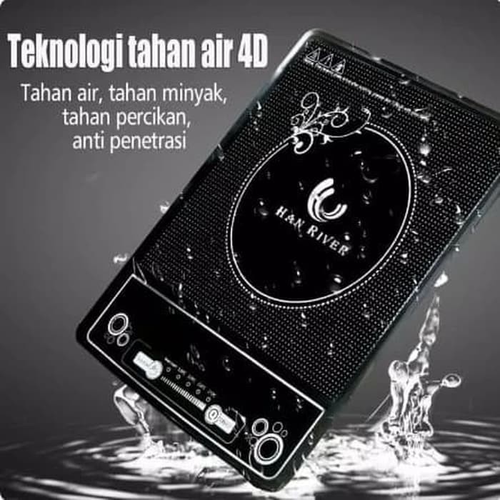 HAN RIVER Kompor Induksi /Induction Cooker/Kompor Listrik- Hitam