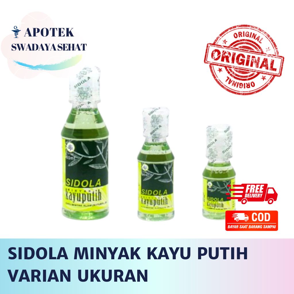 SIDOLA Minyak Kayu Putih 100ML 60 ML 30mL 15ml - Menghangatkan