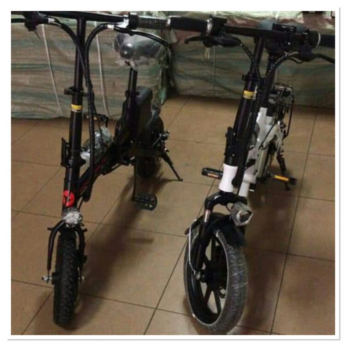 Sepeda Listrik lipat DJG ELEKTRIK dan manual (12"inch) Anak dan dewasa