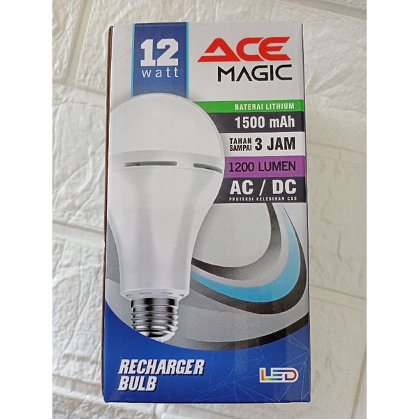 Lampu Magic Led ACE 12 / 18 / 23 / 27 Watt / Lampu Emergency