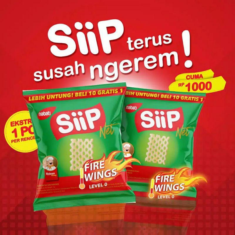 Siip net fire wings rasa bbq pedas 9gr