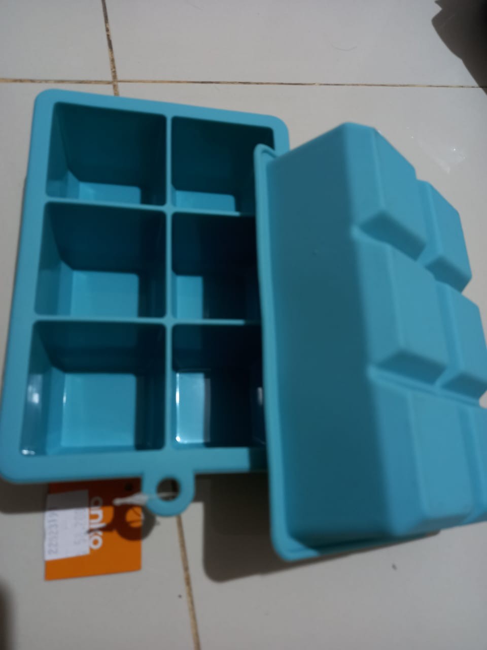 Weo Hc378613 Cetakan Es Batu Raksasa Atau Makanan Puding Konyaku 4x4x4 Cm