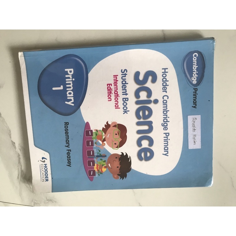 

Hodder Cambridge Primary 1 SCIENCE STUDENT BOOK