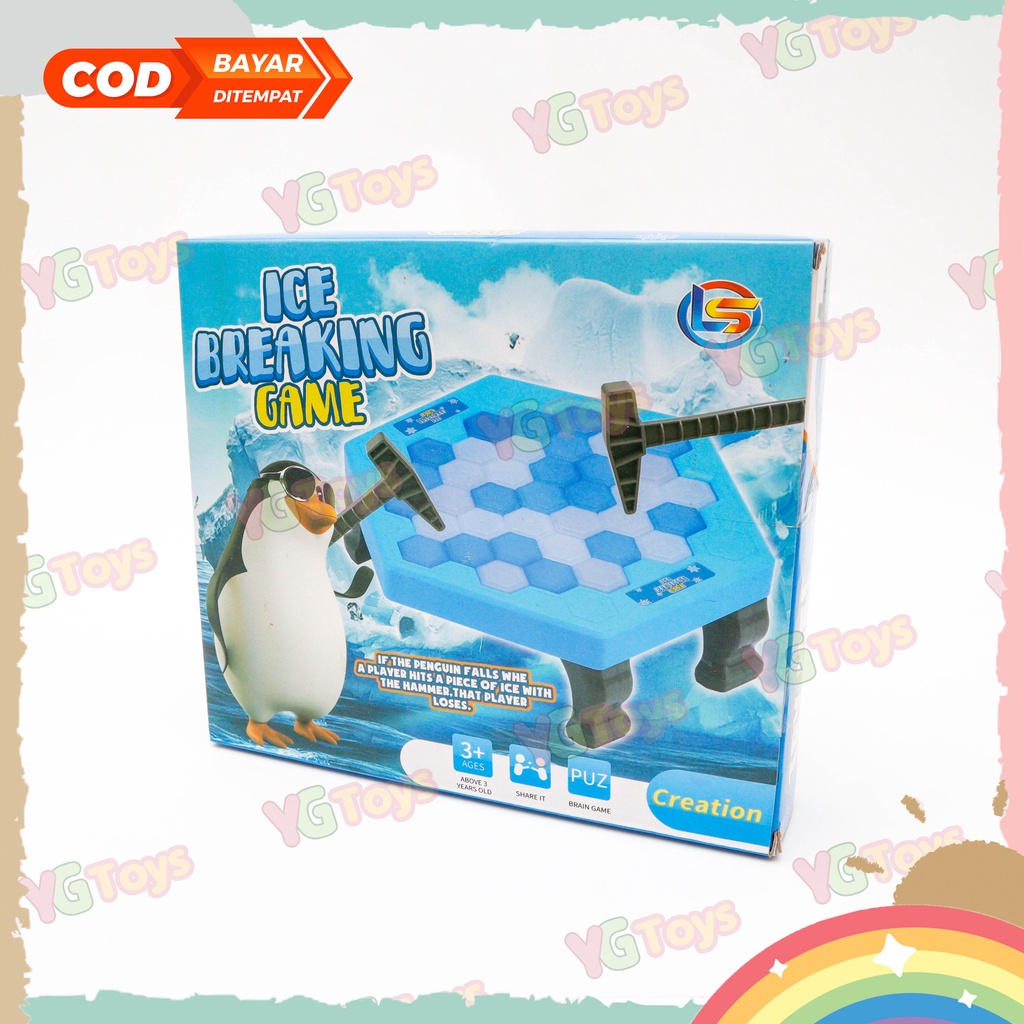 YGtoys Ice Breaking Game Mainan Anak Keluarga Penguin Trap Save Pinguin Mainan Korea Viral