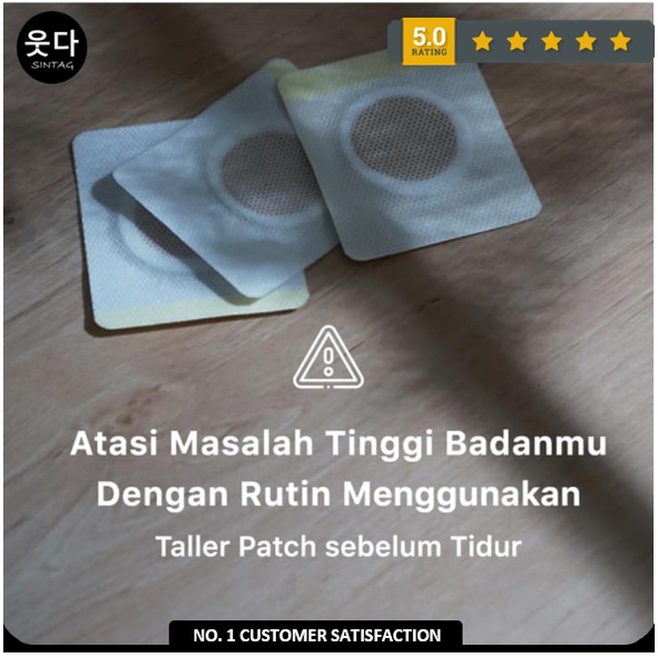 Taller Patch Original Herbal Penambah Tinggi Alami