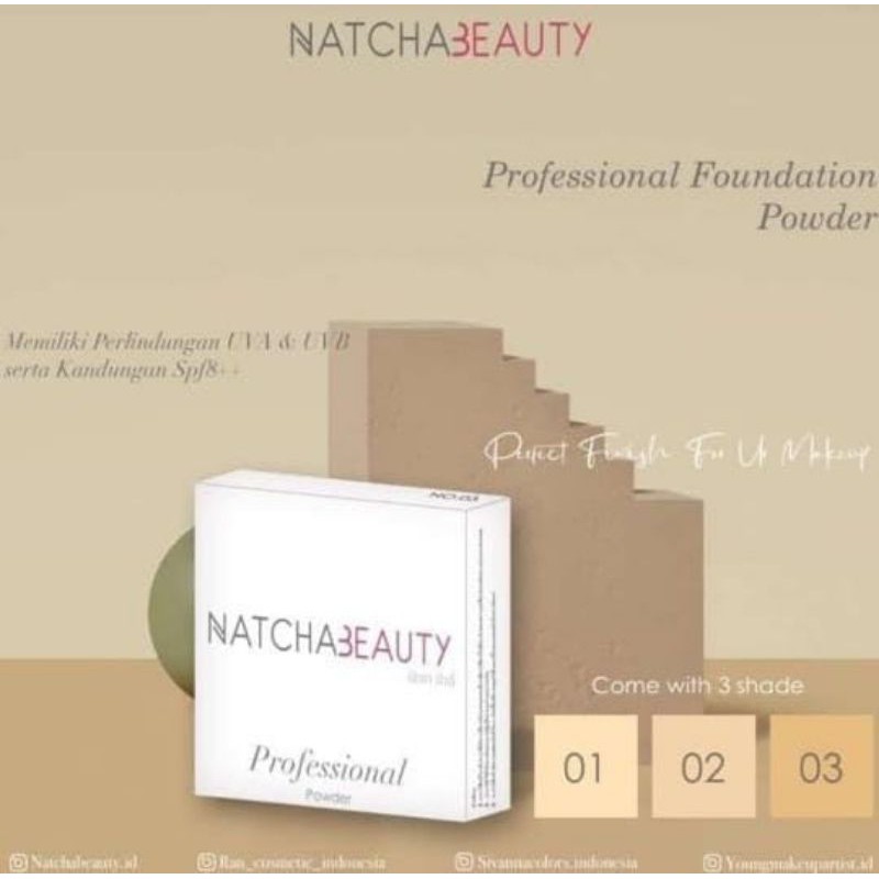 RAN NATCHA BEAUTY PROFESIONAL POWDER PROMO BEDAK NATCHA BEAUTY BEST SELLER