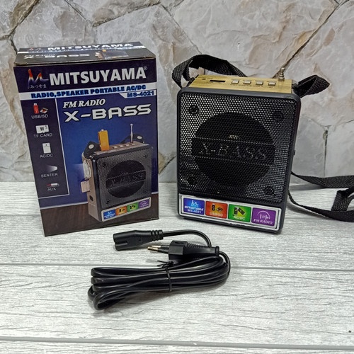 SPEAKER RADIO PORTABEL MITSUYAMA MS-4021 PLUS SENTER pemutar musik