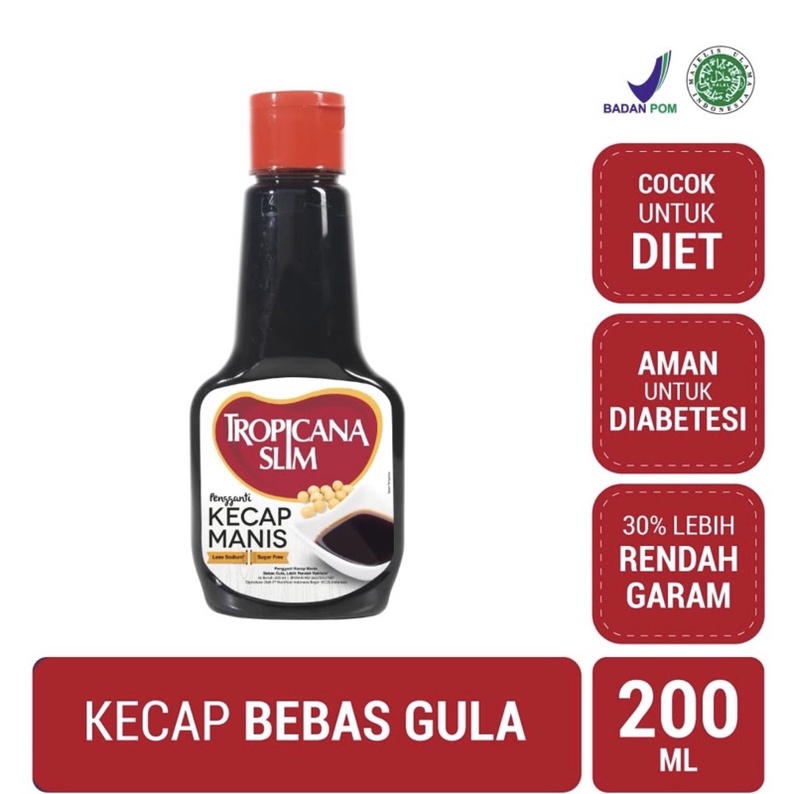 

Tropicana Slim Kecap Manis 200ml Kecap
