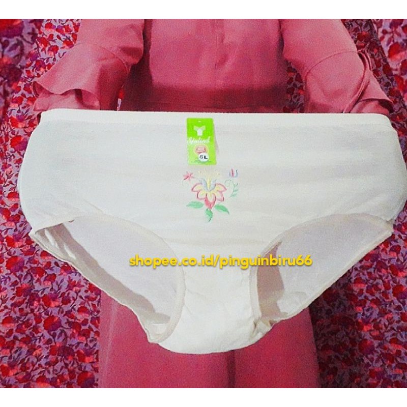 YUTIND BORDIR I BEST QUALITY . JUMBO 5 L . celana dalam wanita